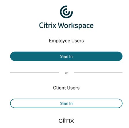 citrix employee sign in